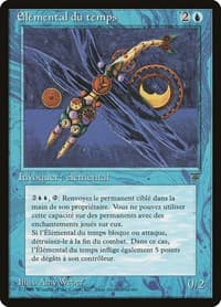 Time Elemental (French) - "Elemental du temps" - Renaissance - Magic: The Gathering card