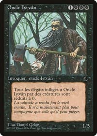 Uncle Istvan (French) - "Oncle Istavan" - Renaissance - Magic: The Gathering card