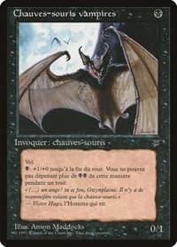 Vampire Bats (French) - "Chauves-souris vampires" - Renaissance - Magic: The Gathering card