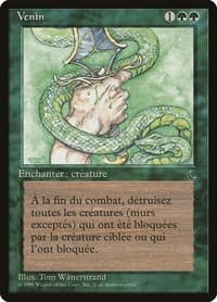Venom (French) - "Venin" - Renaissance - Magic: The Gathering card