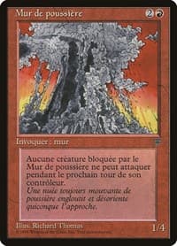 Wall of Dust (French) - "Mur de poussiere" - Renaissance - Magic: The Gathering card