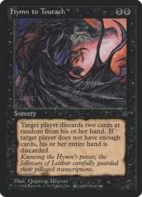 Hymn to Tourach (Hoover) - Fallen Empires - Magic: The Gathering card