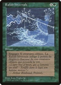 Winter Blast (French) - "Rafale hivernale" - Renaissance - Magic: The Gathering card