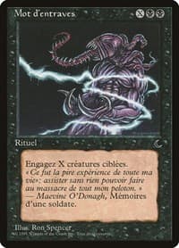 Word of Binding (French) - "Mot d'entraves" - Renaissance - Magic: The Gathering card