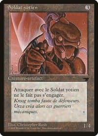 Yotian Soldier (French) - "Soldat yotien" - Renaissance - Magic: The Gathering card