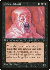 Abomination (German) - "ScheuBlichkeit" - Renaissance - Magic: The Gathering card