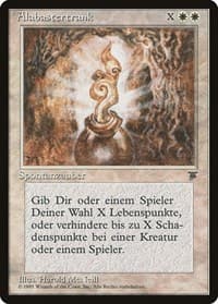 Alabaster Potion (German) - "Alabastertrank" - Renaissance - Magic: The Gathering card