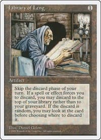 Library of Leng - Fourth Edition - Magic: The Gathering card