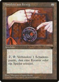 Amulet of Kroog (German) - "Amulett aus Kroog" - Renaissance - Magic: The Gathering card