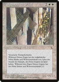 Angry Mob (German) - Aufgebrachter Pobel" - Renaissance - Magic: The Gathering card