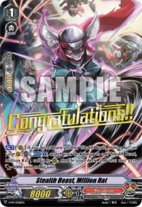 Stealth Beast, Million Rat - V Promo Cards - Cardfight Vanguard card
