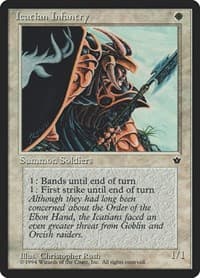 Icatian Infantry (Rush) - Fallen Empires - Magic: The Gathering card