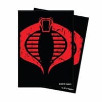 G.I. Joe Cobra Standard Deck Protector sleeves (100-Pack) - Ultra Pro Card Sleeves - Card Sleeves card