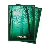 Unstable Lands Forest Standard Deck Protector sleeves for Magic (100-Pack) - Ultra Pro Card Sleeves - Card Sleeves card