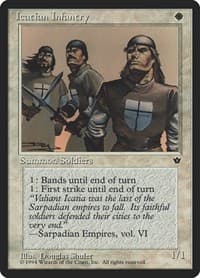 Icatian Infantry (Shuler) - Fallen Empires - Magic: The Gathering card