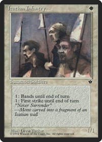Icatian Infantry (Tucker) - Fallen Empires - Magic: The Gathering card