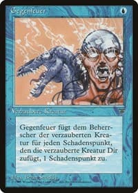 Backfire (German) - "Gegenfeuer" - Renaissance - Magic: The Gathering card