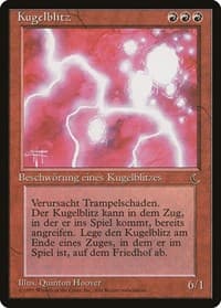 Ball Lightning (German) - "Kugelblitz" - Renaissance - Magic: The Gathering card