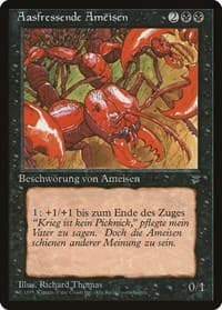 Carrion Ants (German) - "Aasfressende Ameisen" - Renaissance - Magic: The Gathering card