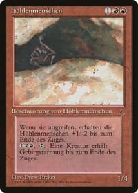 Cave People (German) - "Hohlenmenschen" - Renaissance - Magic: The Gathering card