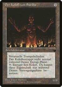 Colossus of Sardia (German) - "Der KoloB von Sardia" - Renaissance - Magic: The Gathering card
