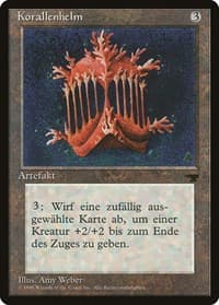 Coral Helm (German) - "Korallenhelm" - Renaissance - Magic: The Gathering card