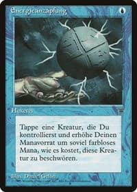 Energy Tap (German) - "Energieanzapfung" - Renaissance - Magic: The Gathering card
