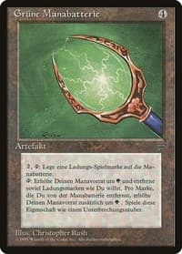 Green Mana Battery (German) - "GruneManabatterie" - Renaissance - Magic: The Gathering card
