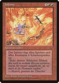 Inferno (German) - Renaissance - Magic: The Gathering card