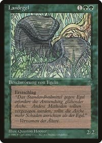 Land Leeches (German) - "Landegel" - Renaissance - Magic: The Gathering card
