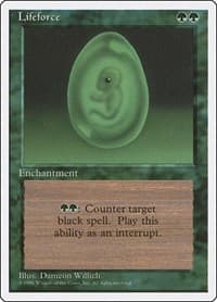 Lifeforce - Fourth Edition - Magic: The Gathering card