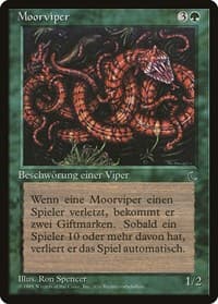 Marsh Viper (German) - "Moorviper" - Renaissance - Magic: The Gathering card