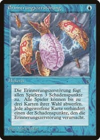 Mind Bomb (German) - "Erinnerungszerstorung" - Renaissance - Magic: The Gathering card