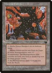 Mishra's Factory (German) - "Mishras Fabrik" - Renaissance - Magic: The Gathering card
