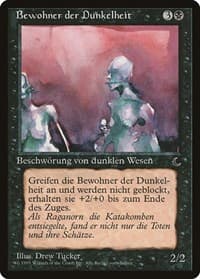 Murk Dwellers (German) - "Bewohner der Dunkelheit" - Renaissance - Magic: The Gathering card