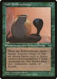 Nafs Asp (German) - "Nafs Brillenschlange" - Renaissance - Magic: The Gathering card