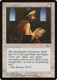 Piety (German) - "Frommigkeit" - Renaissance - Magic: The Gathering card