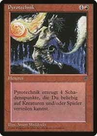 Pyrotechnics (German) - "Pyrotechnik" - Renaissance - Magic: The Gathering card