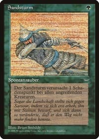 Sandstorm (German) - "Sandsturm" - Renaissance - Magic: The Gathering card