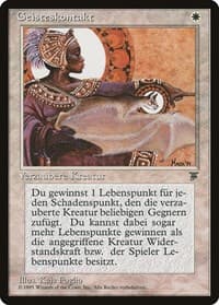 Spirit Link (German) - "Geisteskontakt" - Renaissance - Magic: The Gathering card