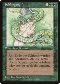 Venom (German) - "Schlangengift" - Renaissance - Magic: The Gathering card