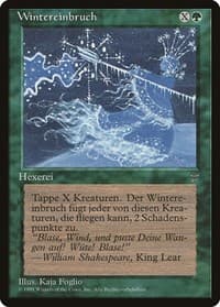 Winter Blast (German) - "Wintereinbruch" - Renaissance - Magic: The Gathering card