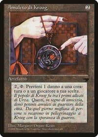 Amulet of Kroog (Italian) - "Amuleto di Kroog" - Renaissance - Magic: The Gathering card