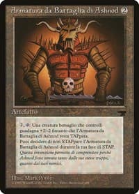 Ashnod's Battle Gear (Italian) - "Armatura da Battaglia di Ashnod" - Renaissance - Magic: The Gathering card