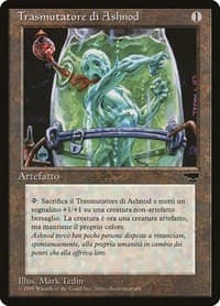 Ashnod's Transmogrant (Italian) - "Trasmutatore di Ashnod" - Renaissance - Magic: The Gathering card