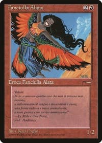 Bird Maiden (Italian) - "Fanciulla Alata" - Renaissance - Magic: The Gathering card