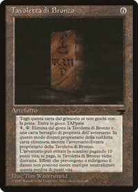 Bronze Tablet (Italian) - "Tavoletta di Bronzo" - Renaissance - Magic: The Gathering card