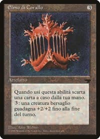 Coral Helm (Italian) - "Elmo di Corallo" - Renaissance - Magic: The Gathering card