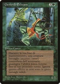 Erhnam Djinn (Italian) - "Genio di Erhnam" - Renaissance - Magic: The Gathering card