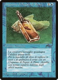 Fishliver Oil (Italian) "Unguento di Fegato di Pesce" - Renaissance - Magic: The Gathering card